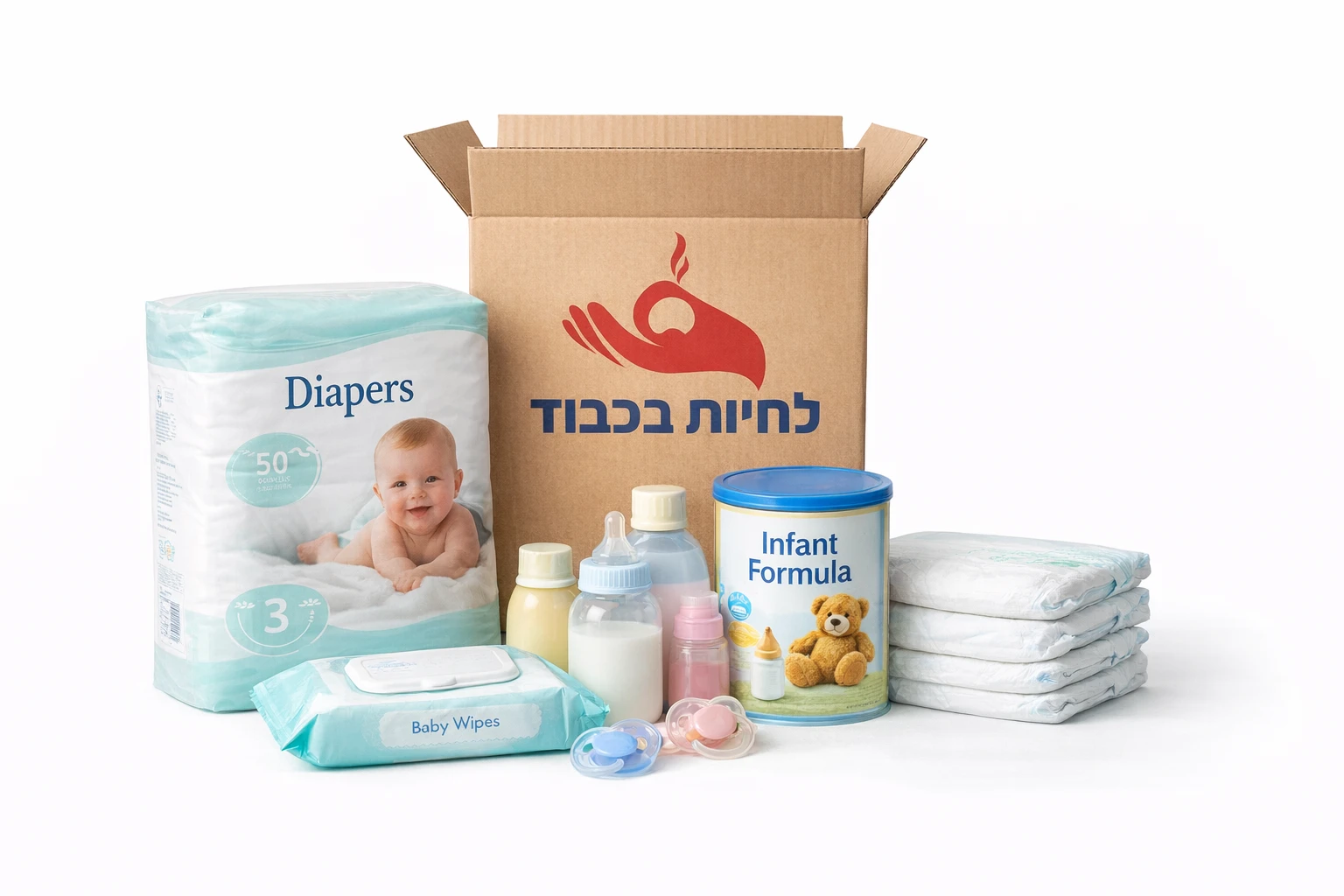 ציוד לתינוק לשבועיים